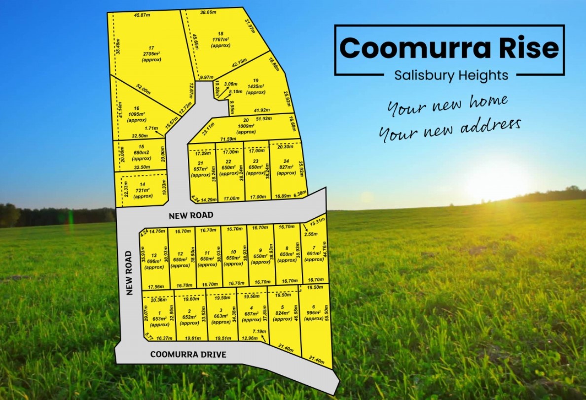 [Land for Sale] Coomurra Rise Estate, Salisbury Heights OpenLot